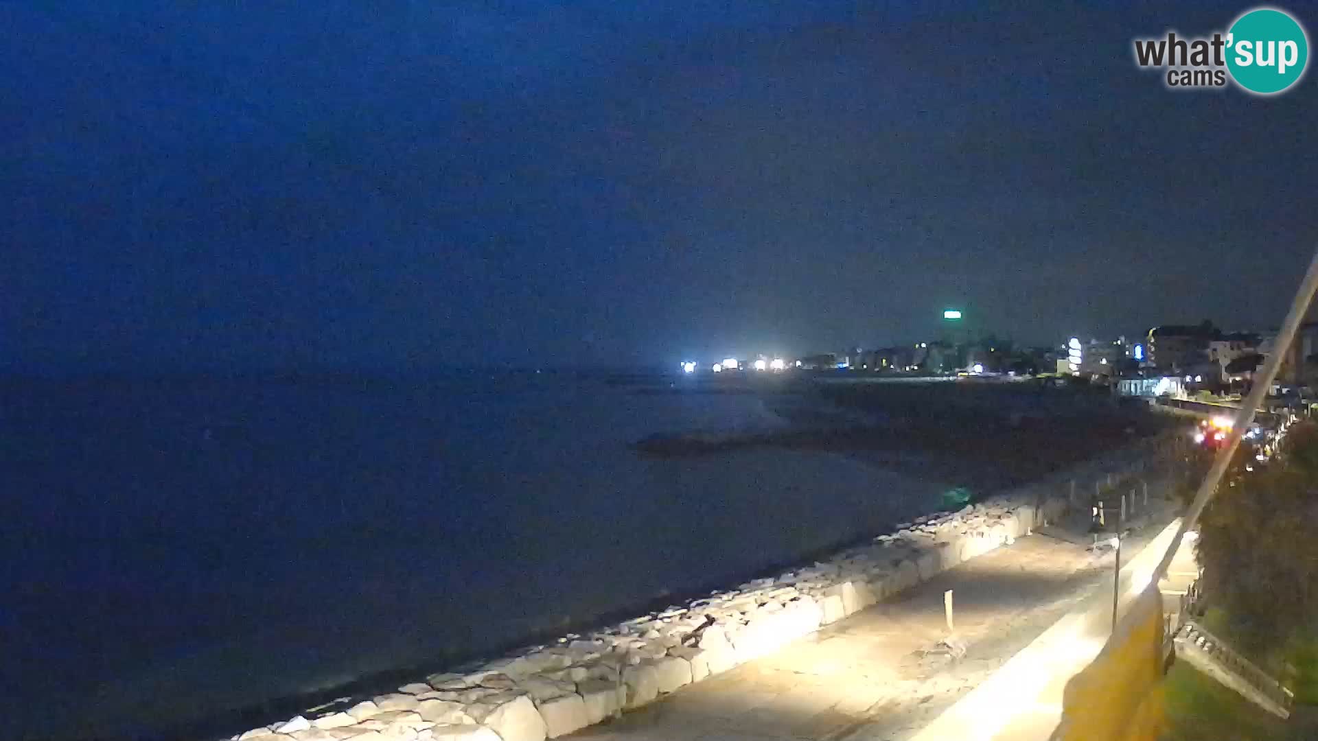 Webcam Caorle Ponente – Blick von Marinai di Caorle