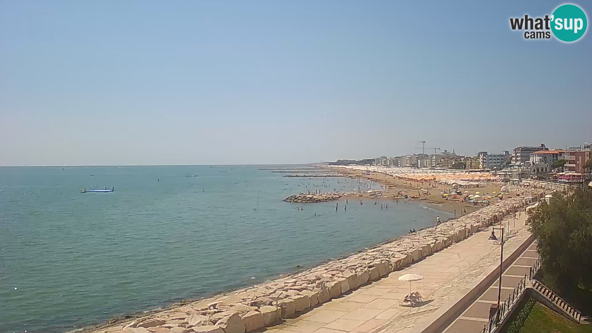 Webcam Caorle Ponente – View from Marinai di Caorle