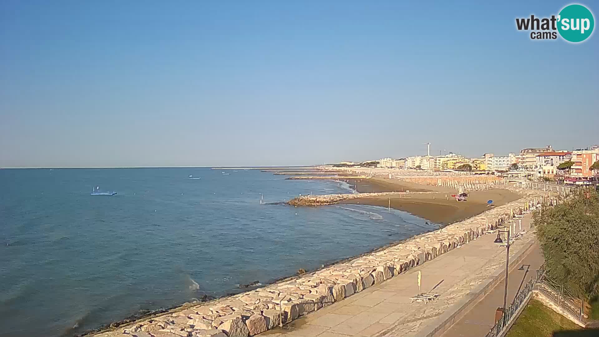 Webcam Caorle Ponente – Blick von Marinai di Caorle