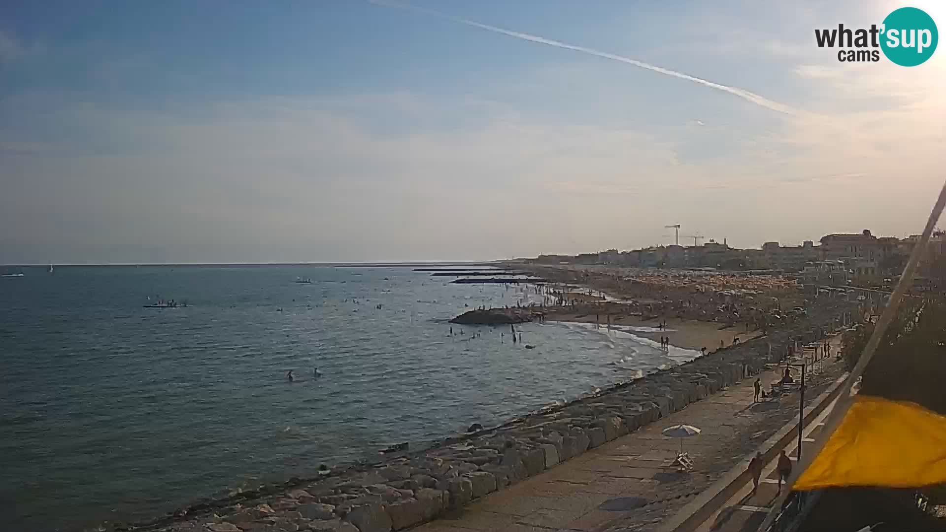 Webcam Caorle Ponente – Blick von Marinai di Caorle