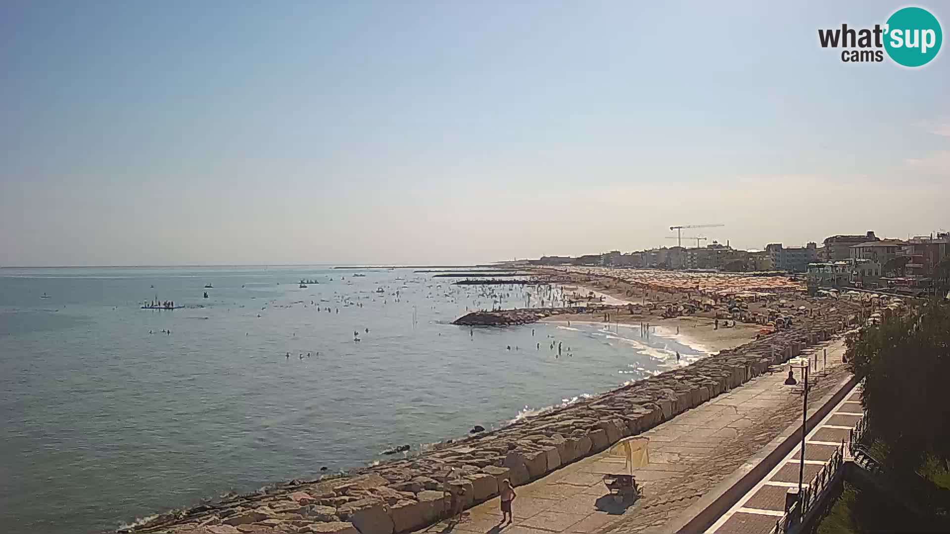 Webcam Caorle Ponente – View from Marinai di Caorle
