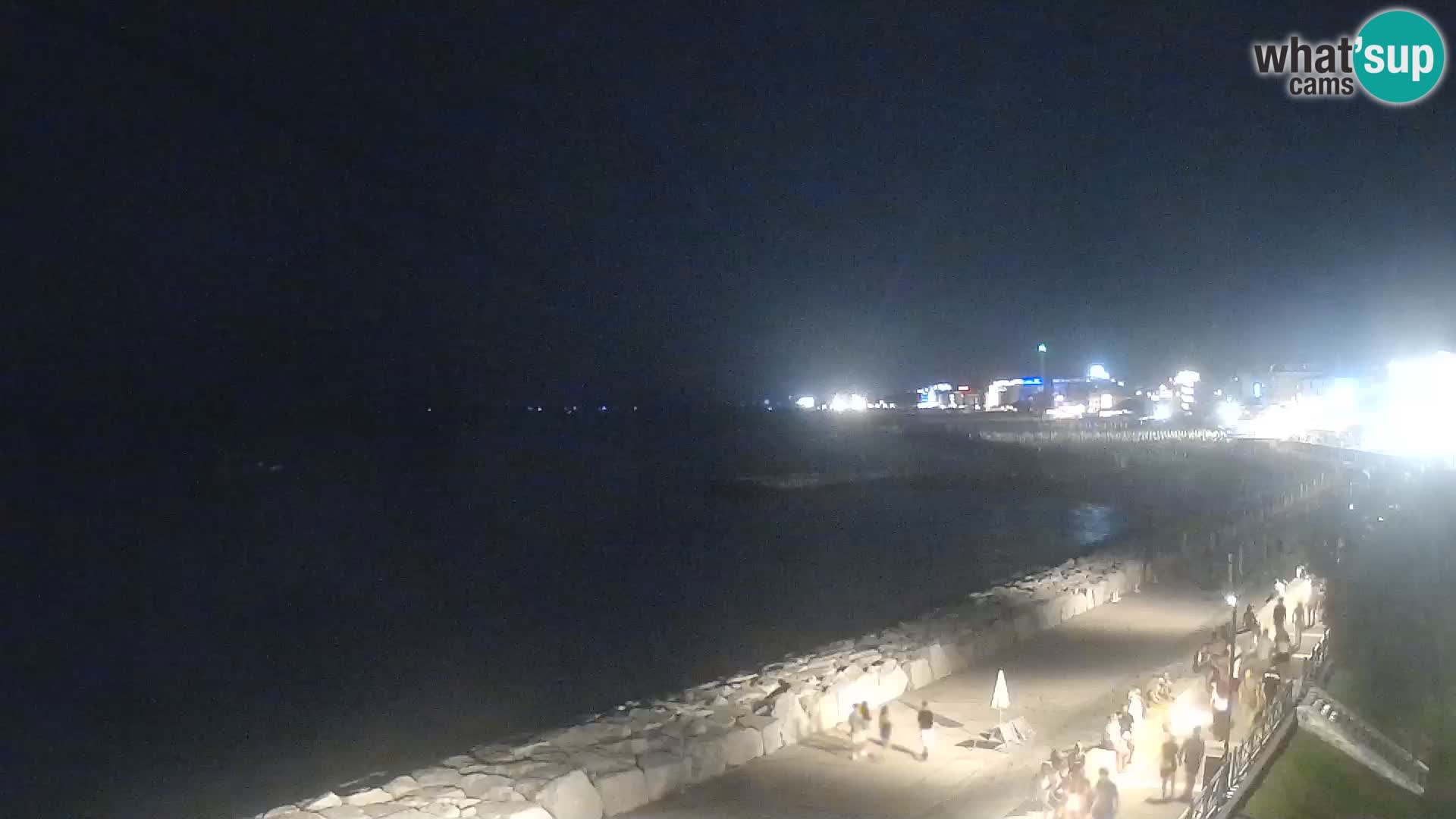 Webcam Caorle Ponente – Blick von Marinai di Caorle