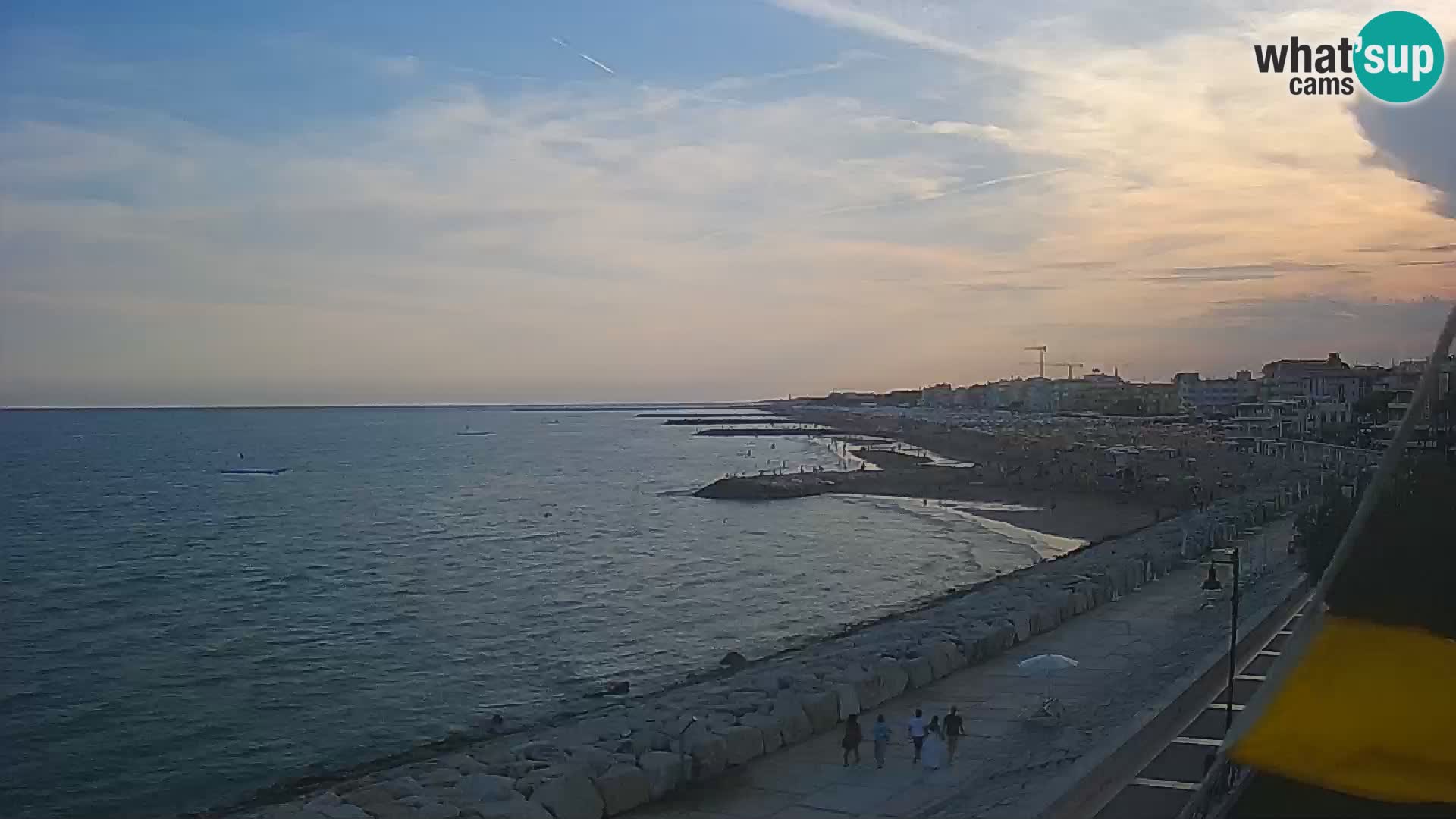 Webcam Caorle Ponente – Vue depuis les Marinai di Caorle