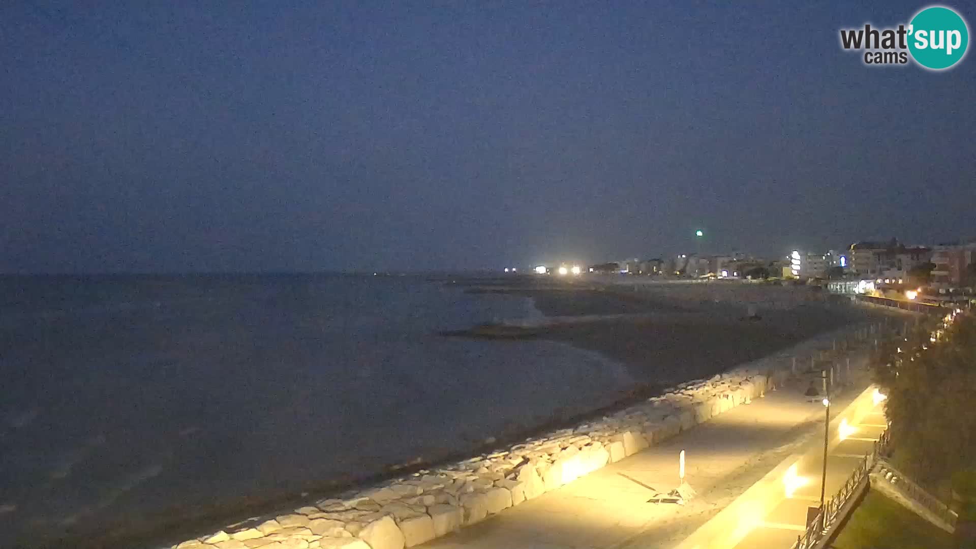 Webcam Caorle Ponente – Vue depuis les Marinai di Caorle