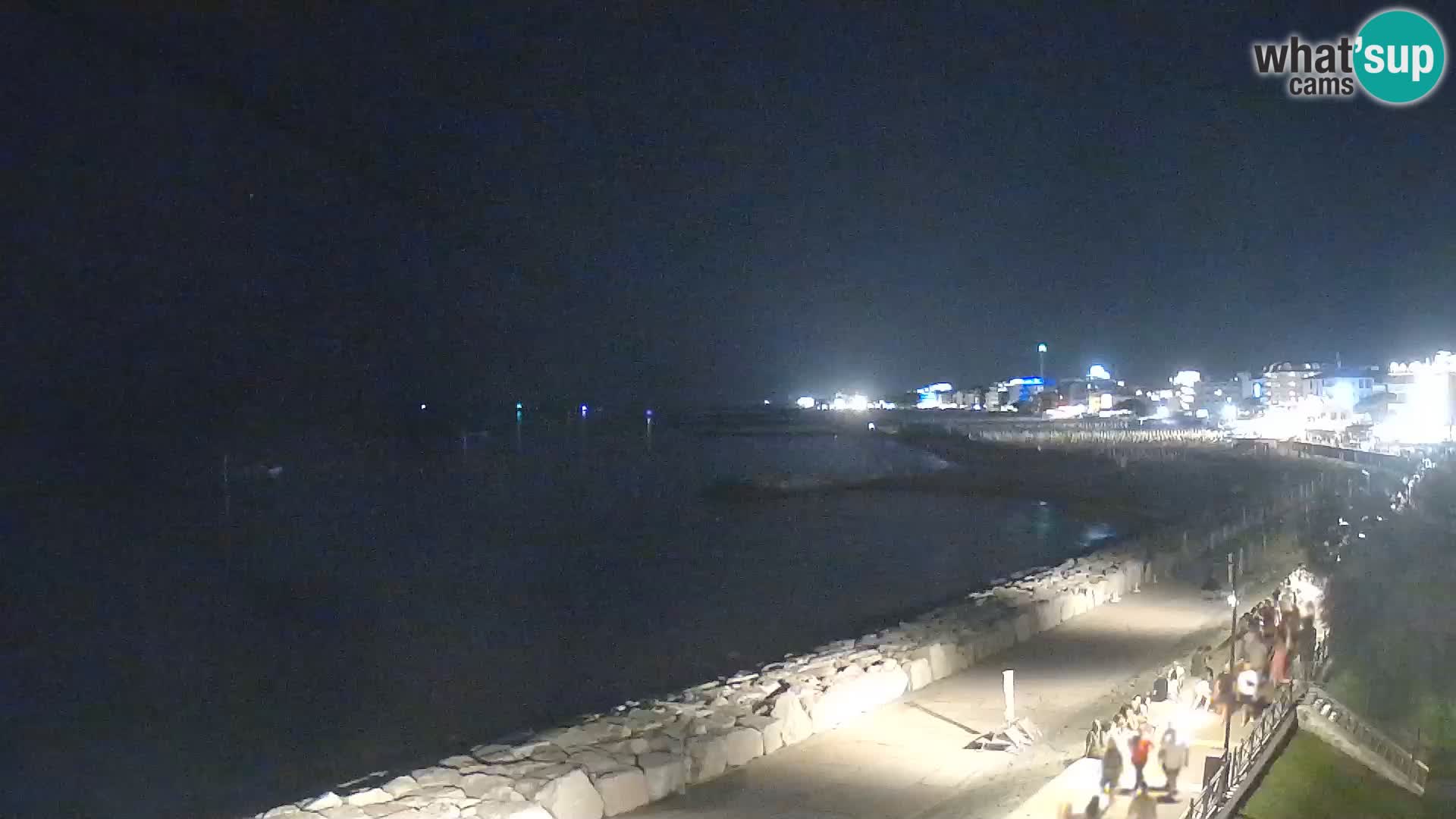 Webcam Caorle Ponente – Blick von Marinai di Caorle