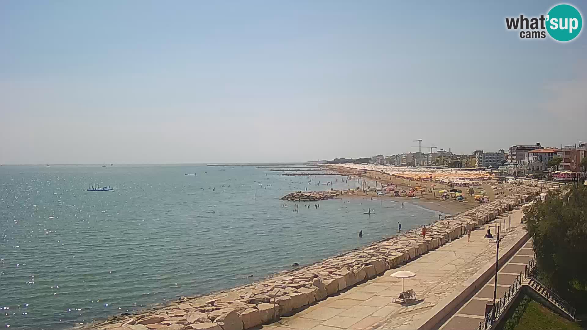Webcam Caorle Ponente – View from Marinai di Caorle