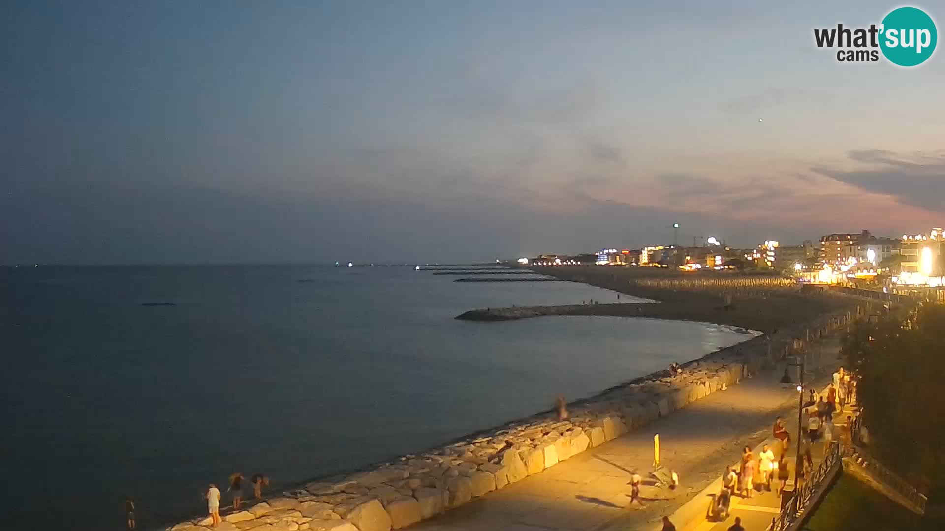 Webcam Caorle Ponente – View from Marinai di Caorle