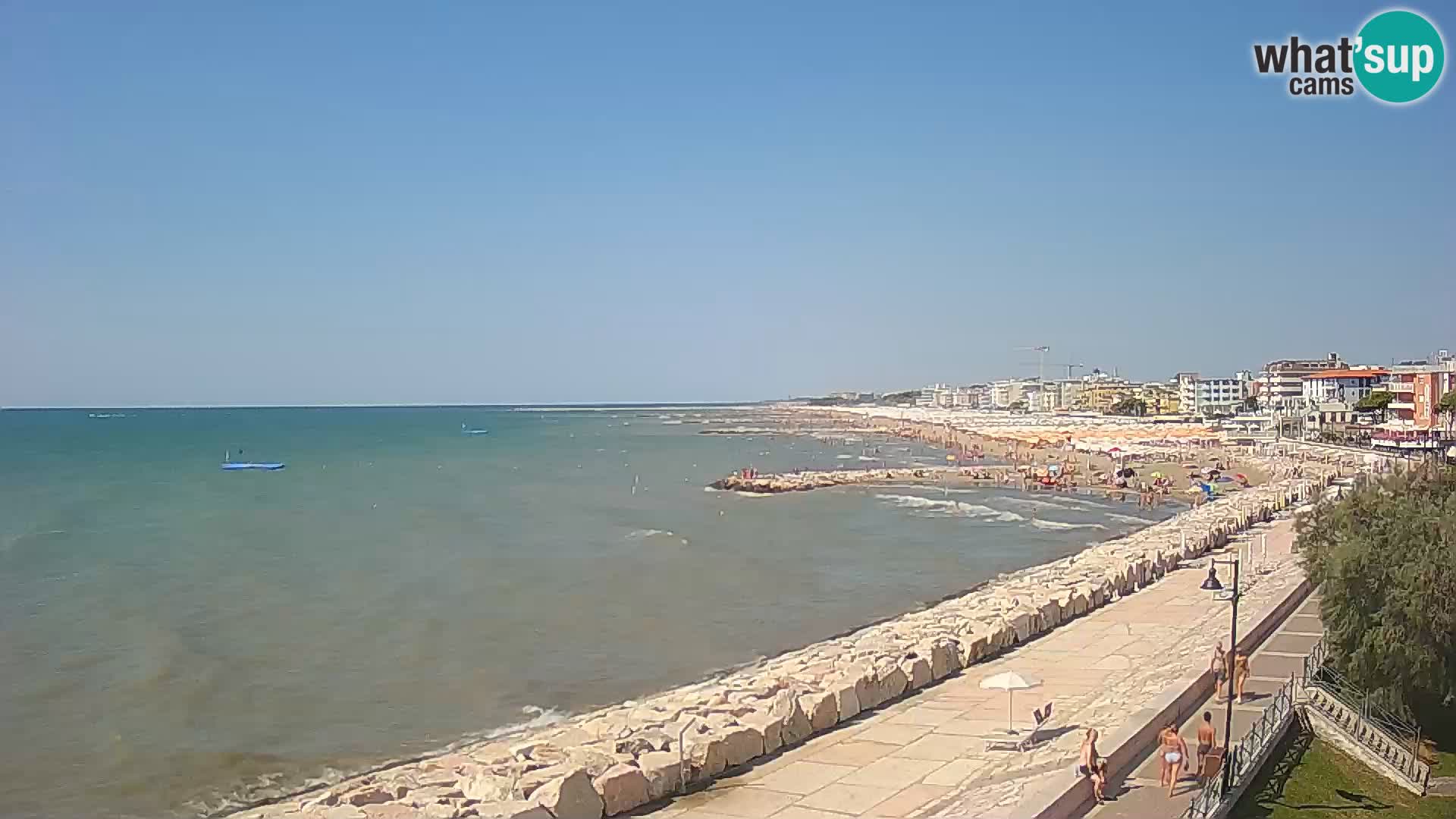 Webcam Caorle Ponente – View from Marinai di Caorle