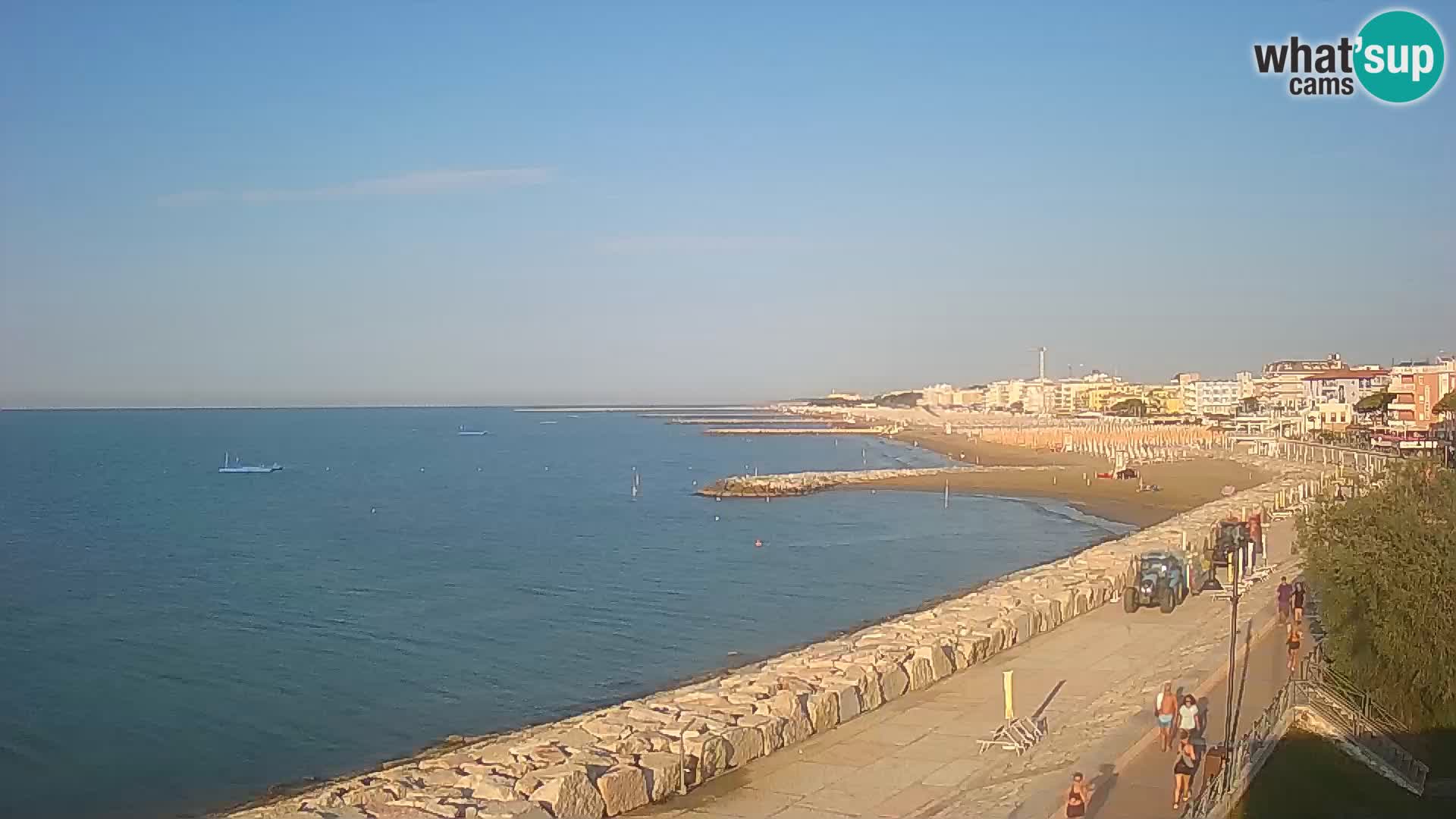 Webcam Caorle Ponente – View from Marinai di Caorle