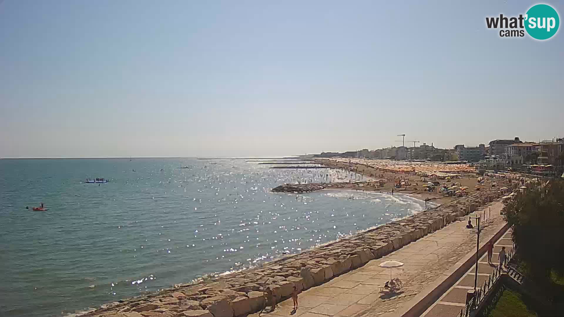 Webcam Caorle Ponente – View from Marinai di Caorle