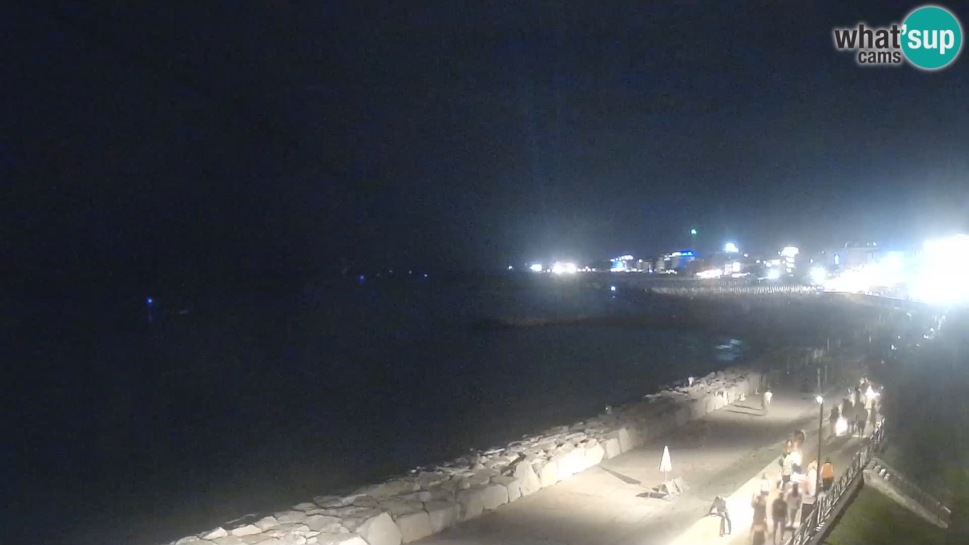 Webcam Caorle Ponente – Blick von Marinai di Caorle