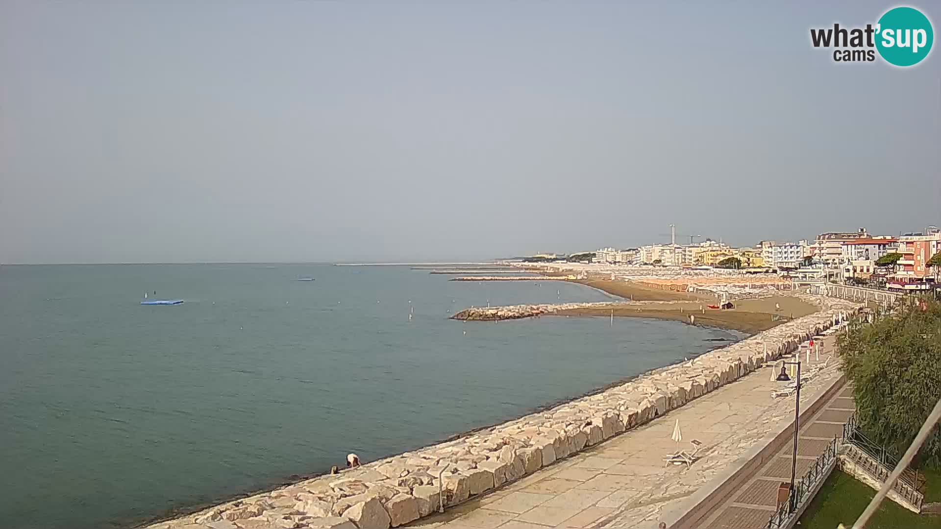 Webcam Caorle Ponente – Blick von Marinai di Caorle