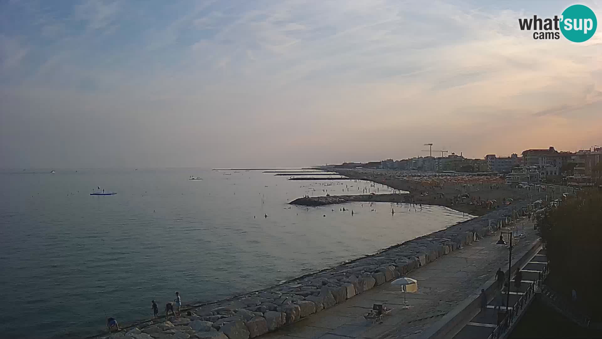 Webcam Caorle Ponente – View from Marinai di Caorle