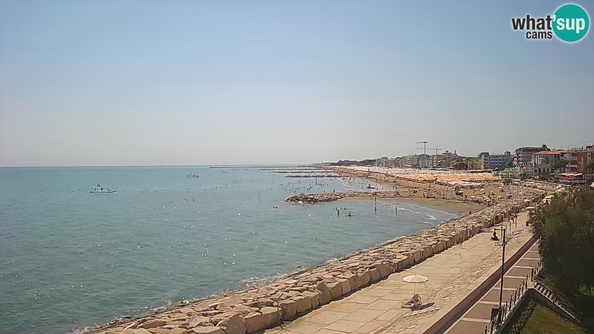Webcam Caorle Ponente – View from Marinai di Caorle