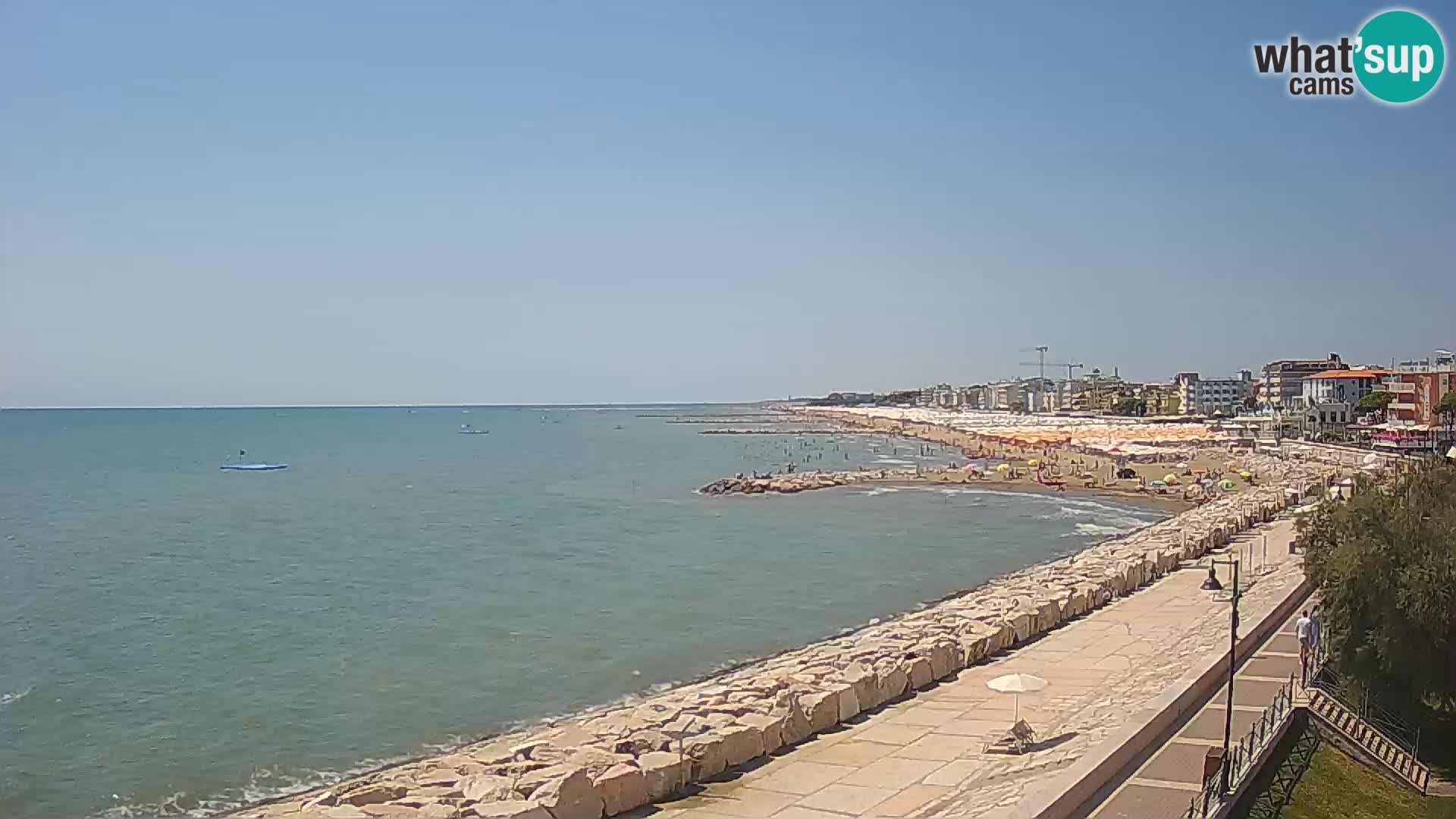 Webcam Caorle Ponente – Blick von Marinai di Caorle