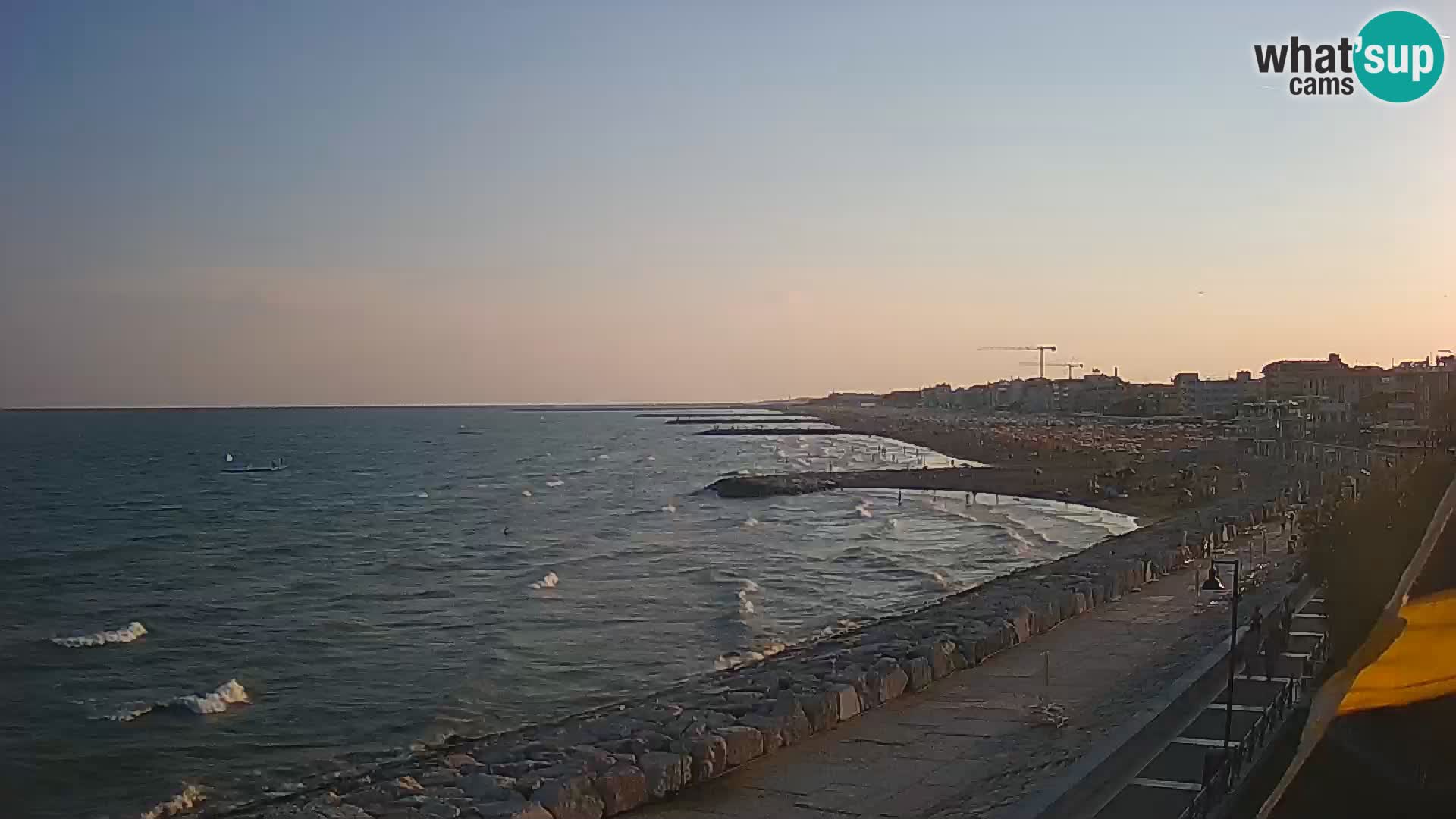 Webcam Caorle Ponente – View from Marinai di Caorle