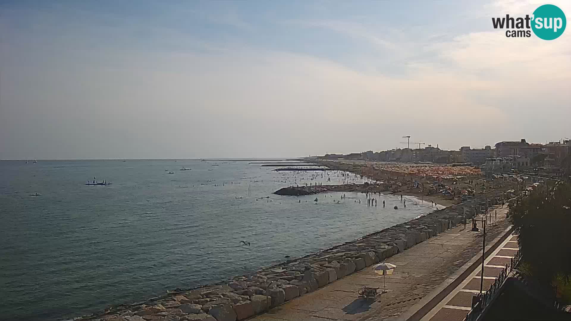 Webcam Caorle Ponente – View from Marinai di Caorle