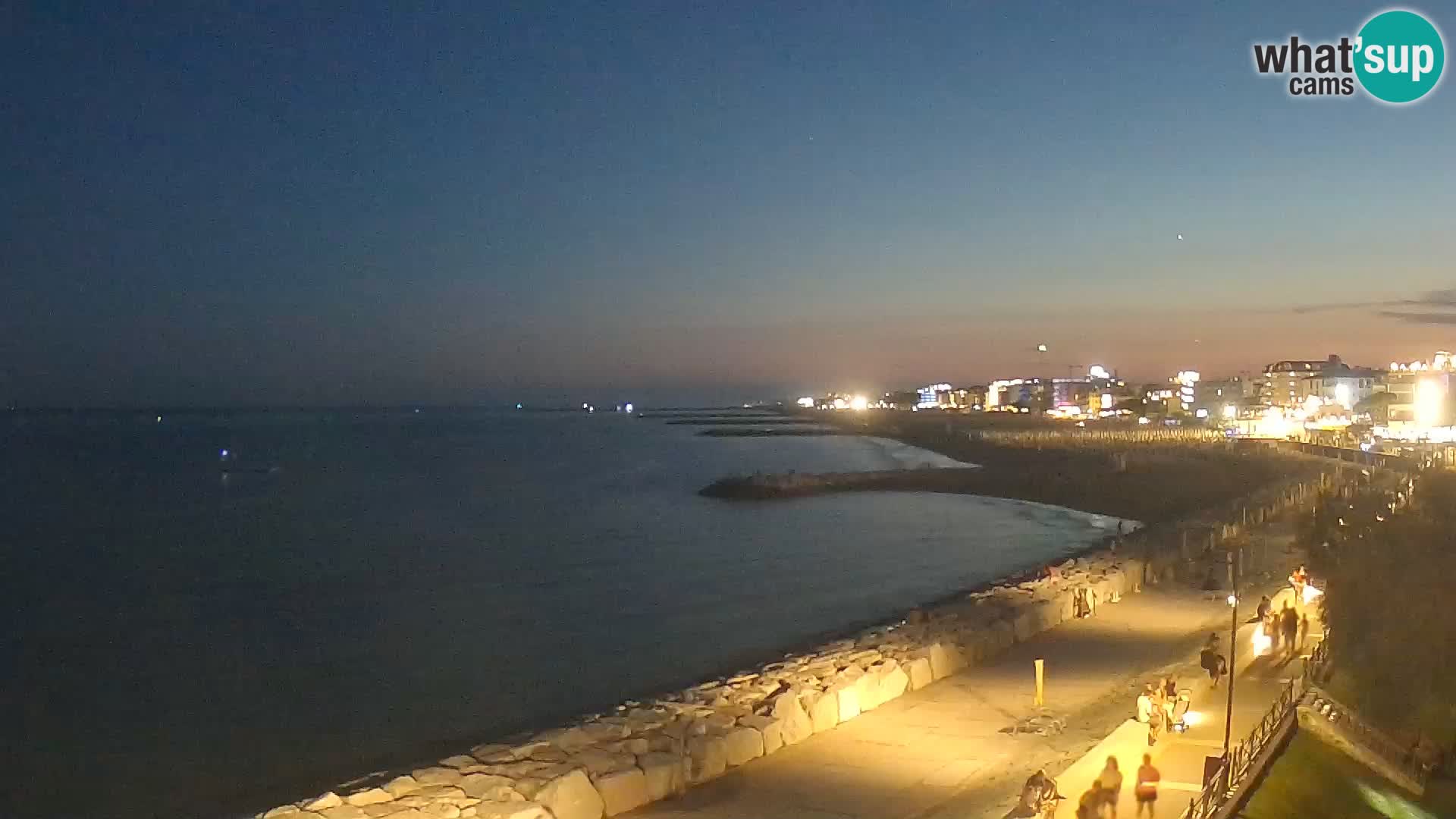 Webcam Caorle Ponente – View from Marinai di Caorle