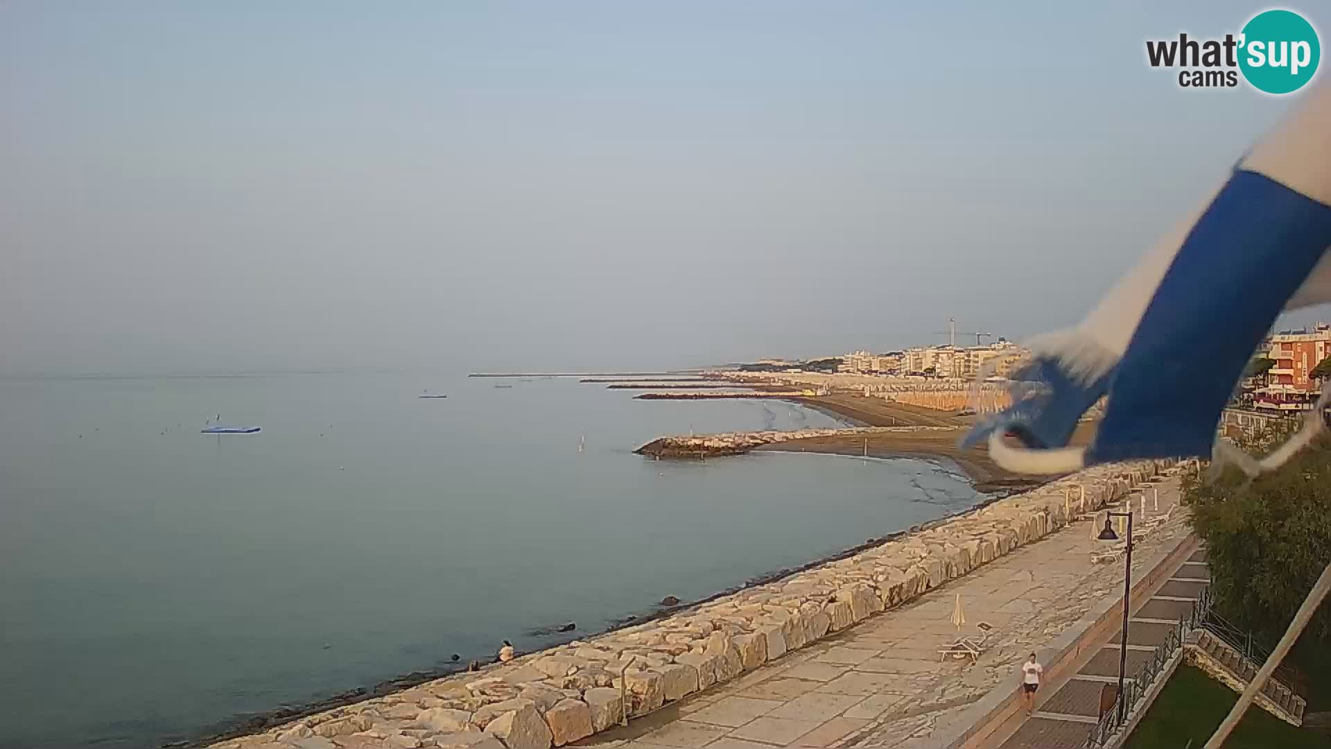 Webcam Caorle Ponente – Blick von Marinai di Caorle