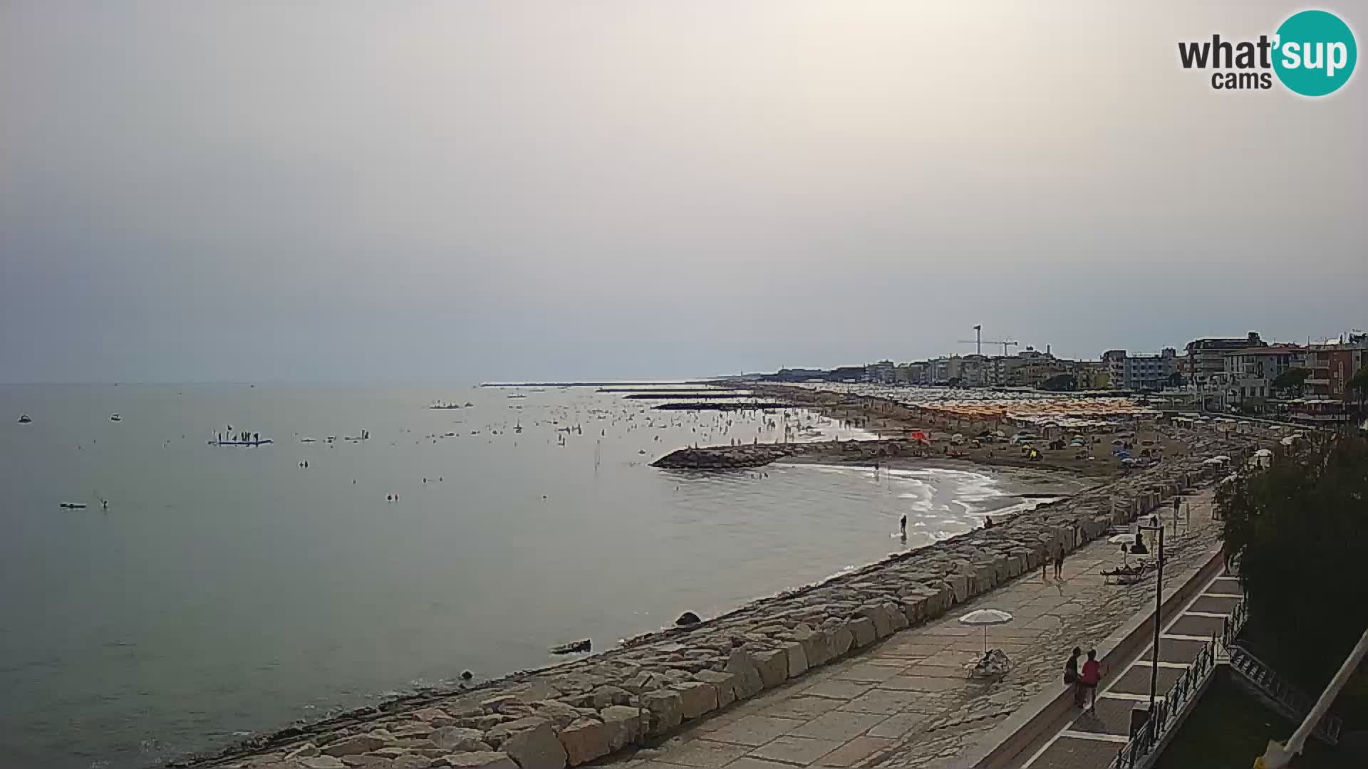 Webcam Caorle Ponente – Vue depuis les Marinai di Caorle