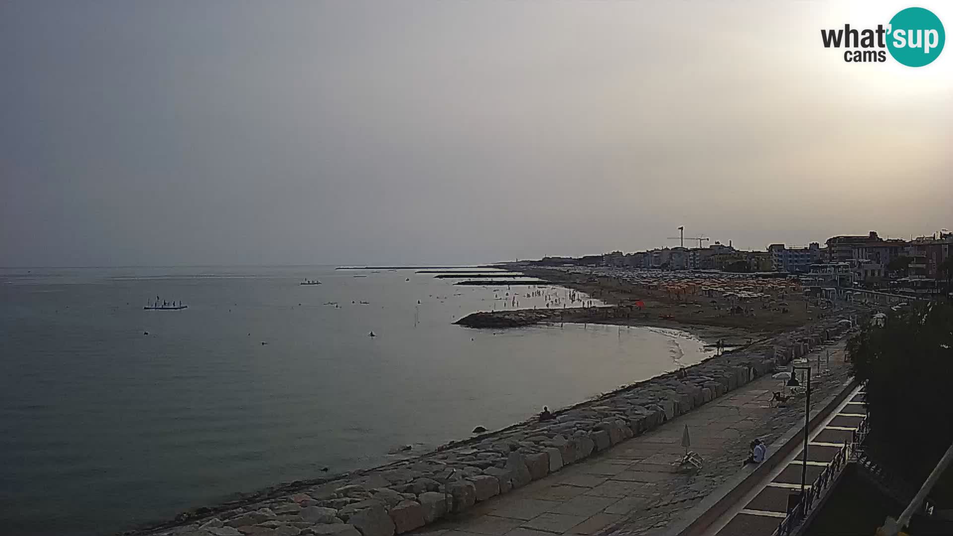 Webcam Caorle Ponente – Vue depuis les Marinai di Caorle