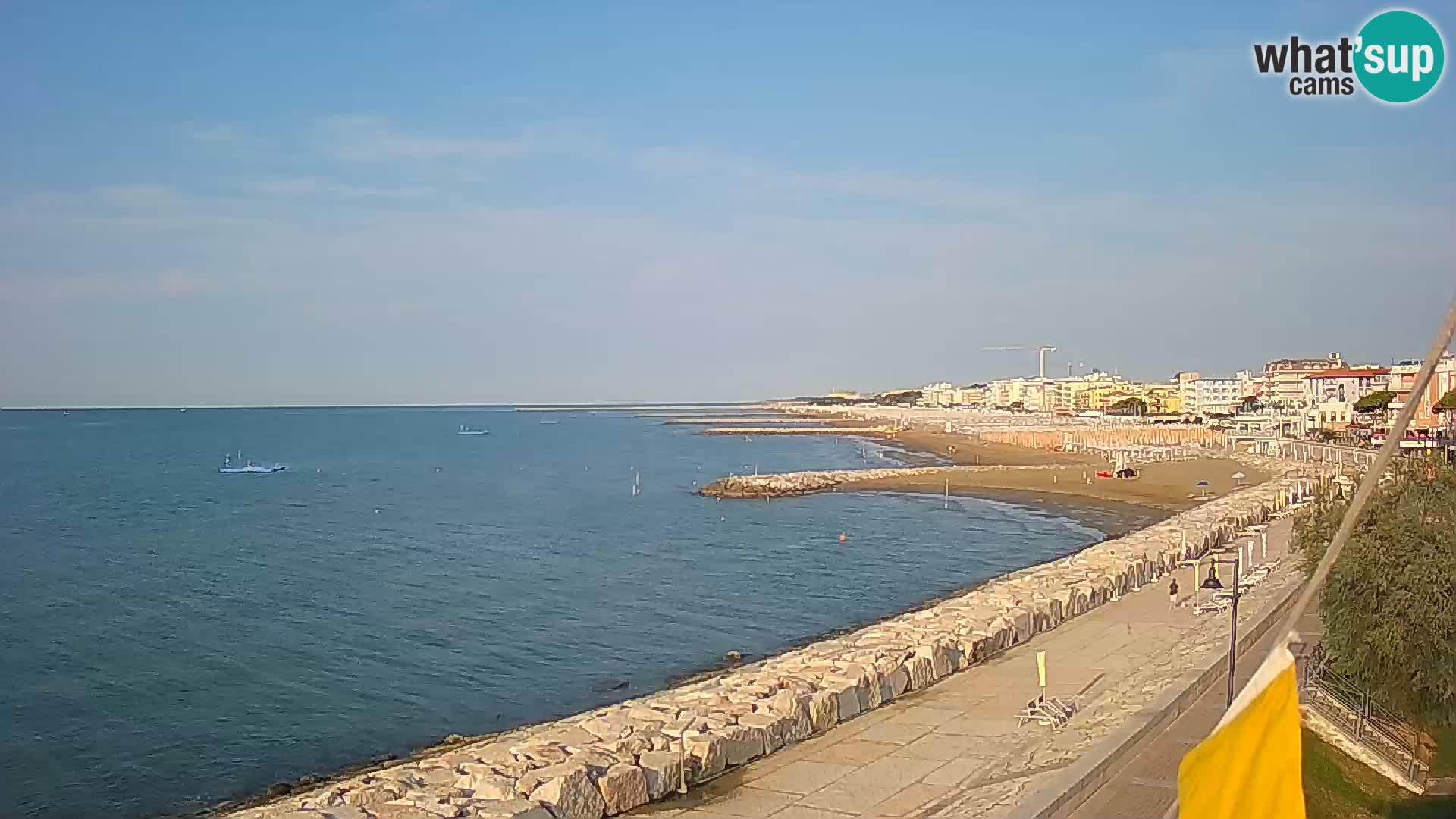 Webcam Caorle Ponente – panorama dall’ASS. Marinai di Caorle