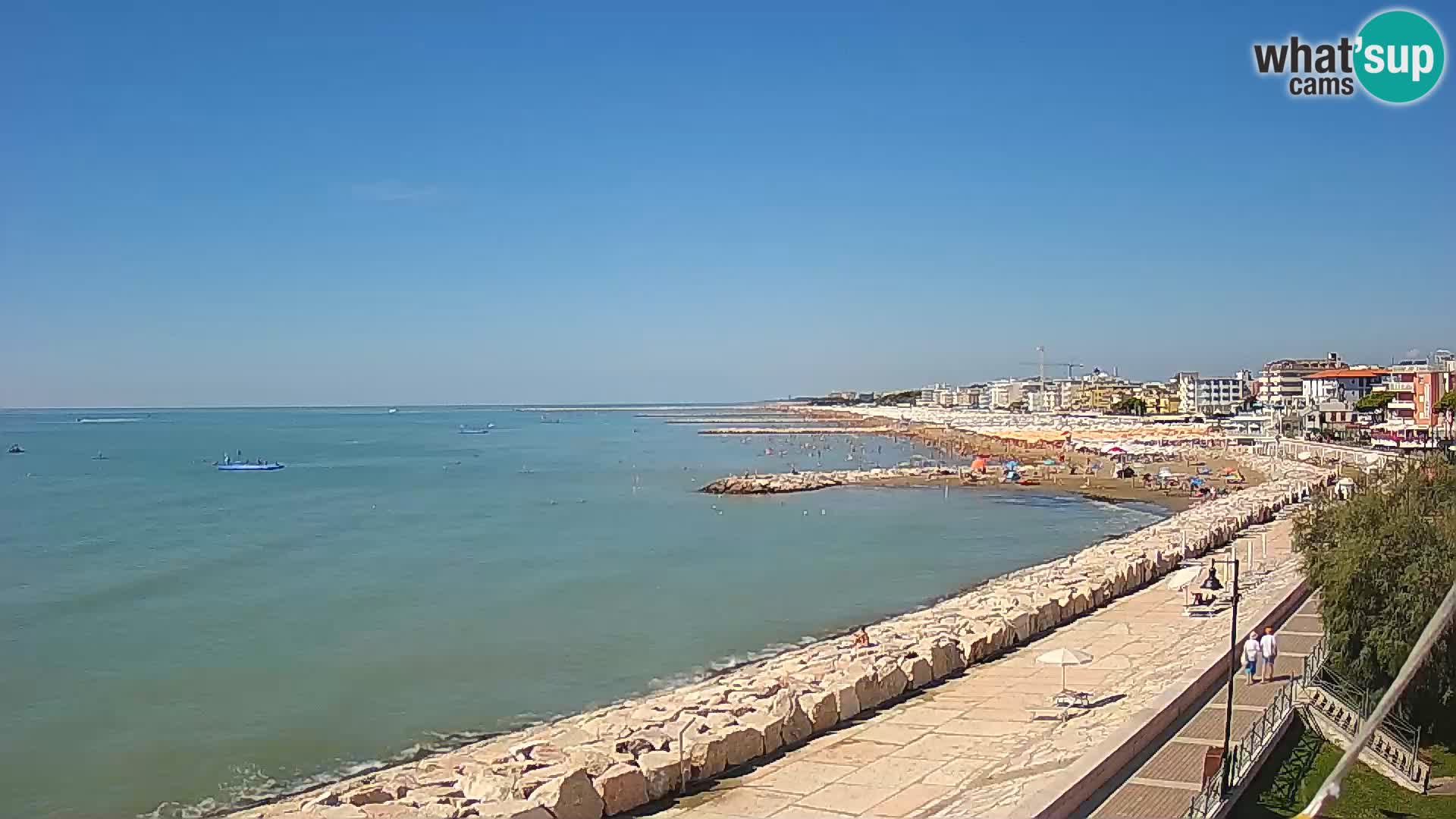 Webcam Caorle Ponente – View from Marinai di Caorle