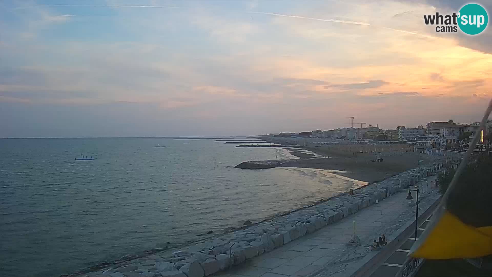 Webcam Caorle Ponente – Vue depuis les Marinai di Caorle
