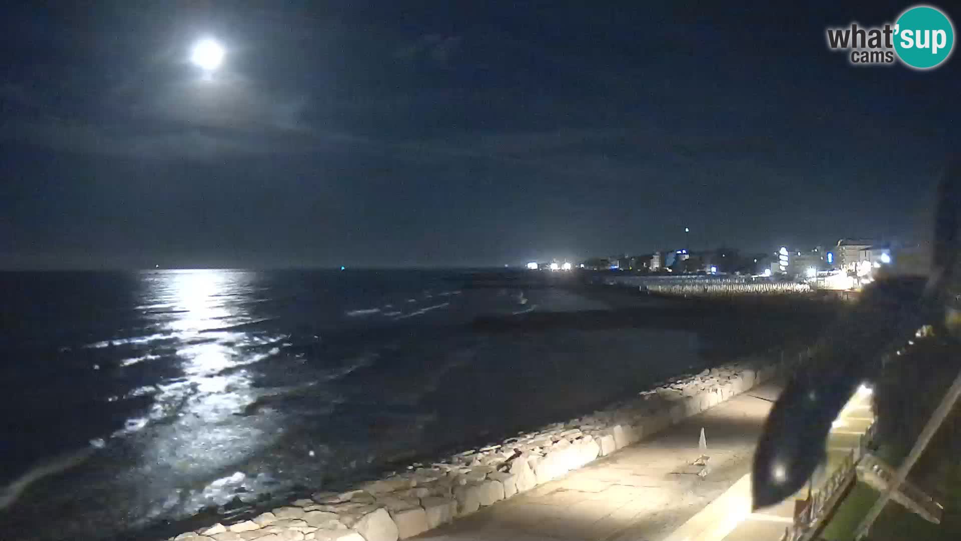 Webcam Caorle Ponente – Vue depuis les Marinai di Caorle