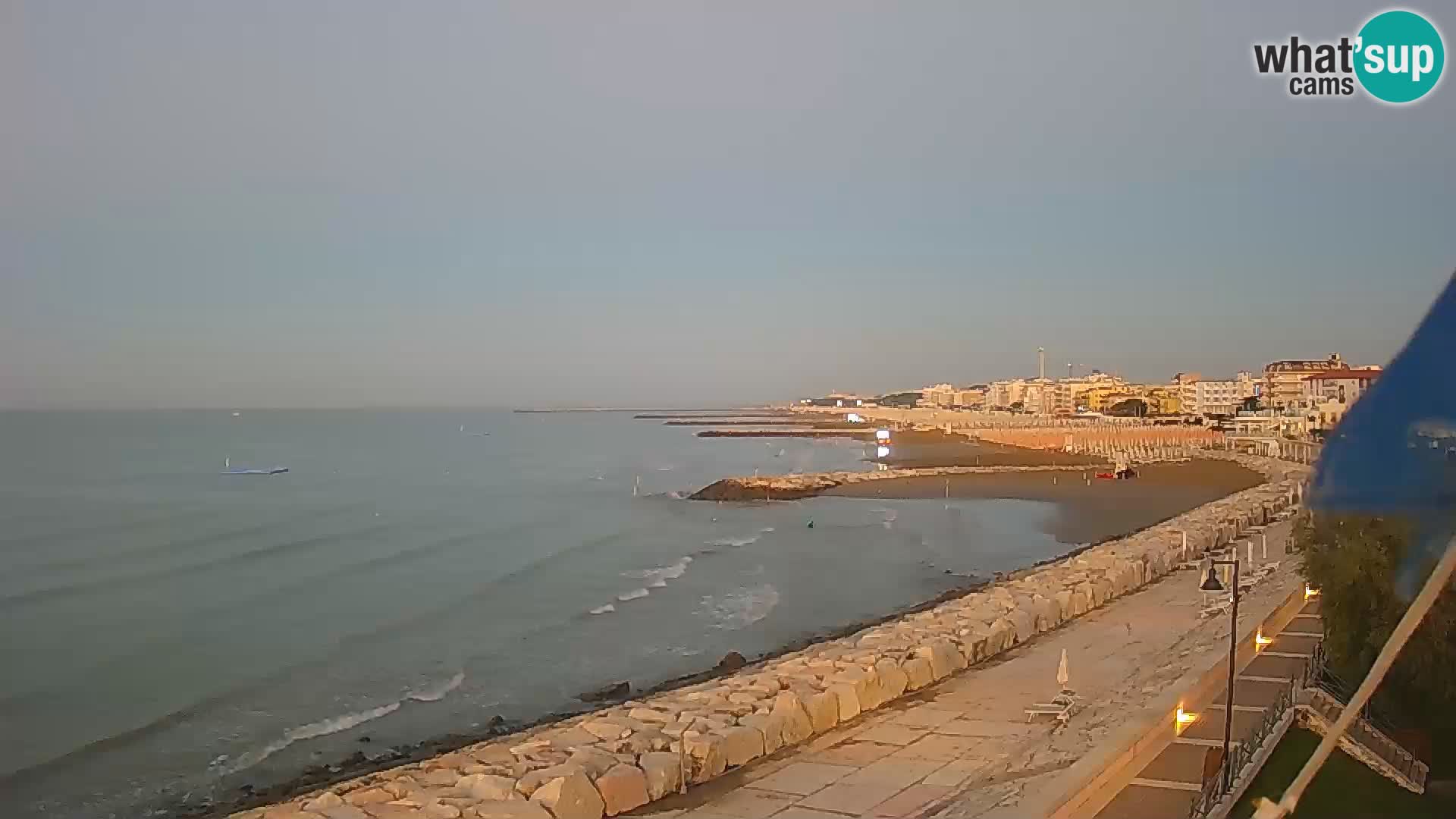Webcam Caorle Ponente – Blick von Marinai di Caorle