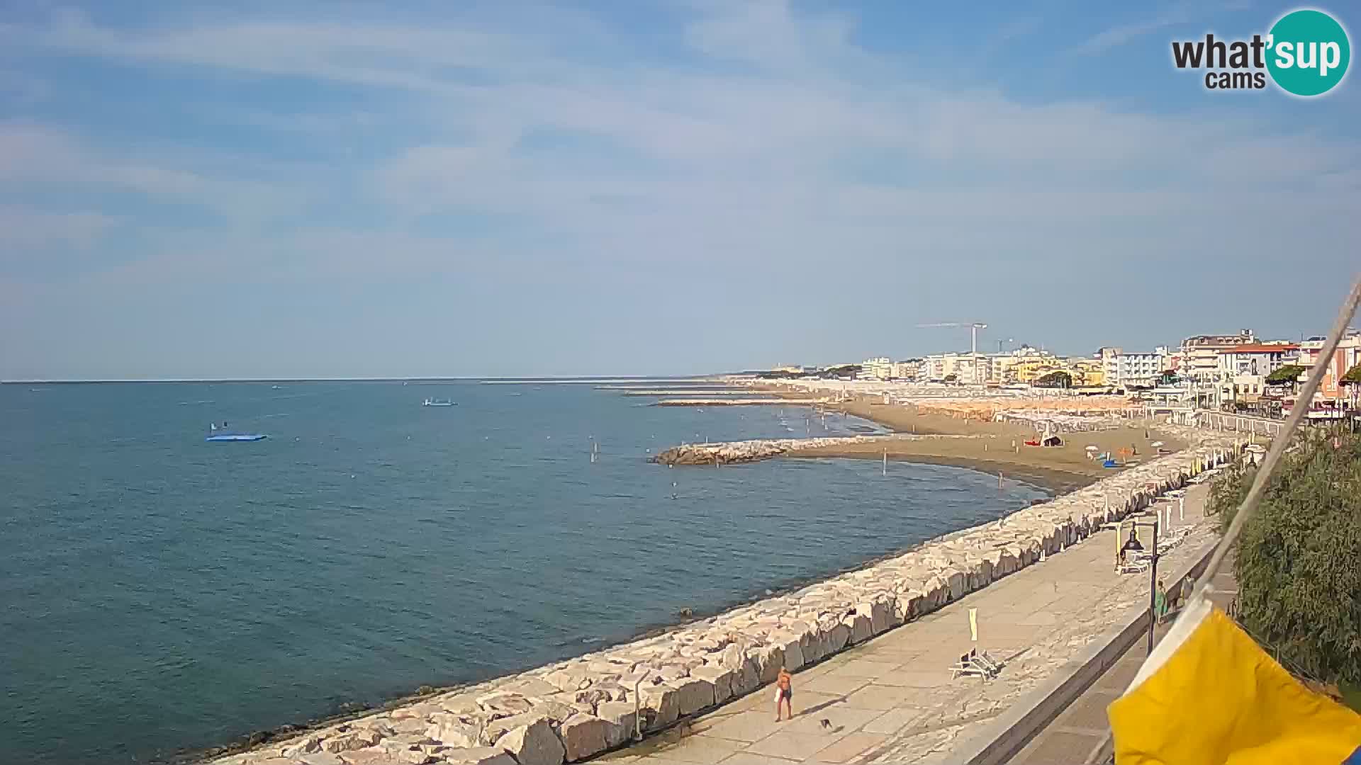 Webcam Caorle Ponente – Blick von Marinai di Caorle