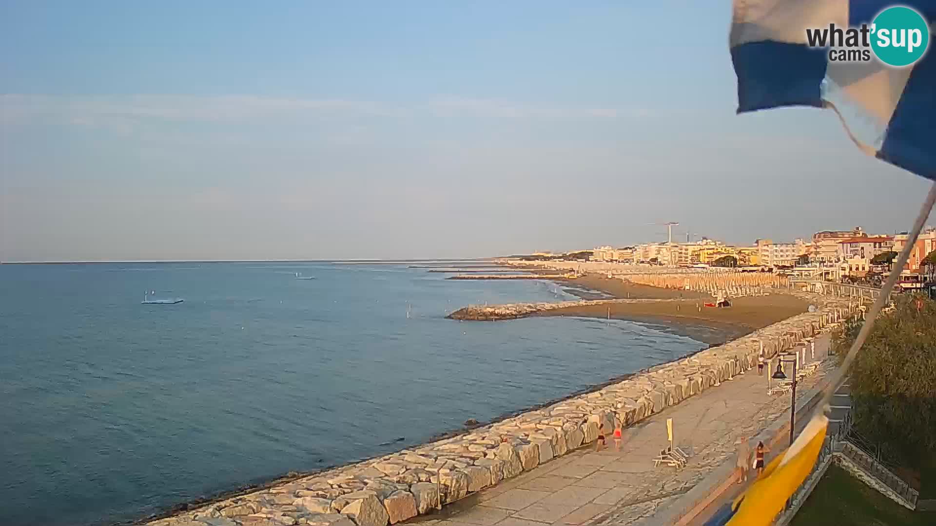 Webcam Caorle Ponente – Vue depuis les Marinai di Caorle