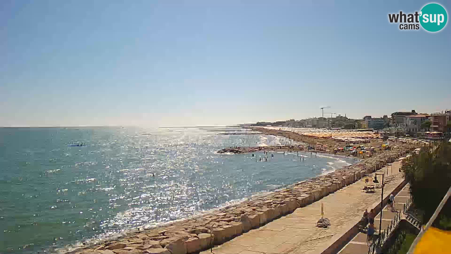 Webcam Caorle Ponente – View from Marinai di Caorle