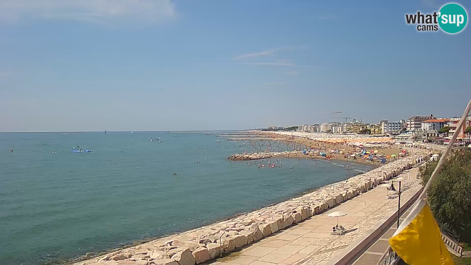 Webcam Caorle Ponente – Blick von Marinai di Caorle