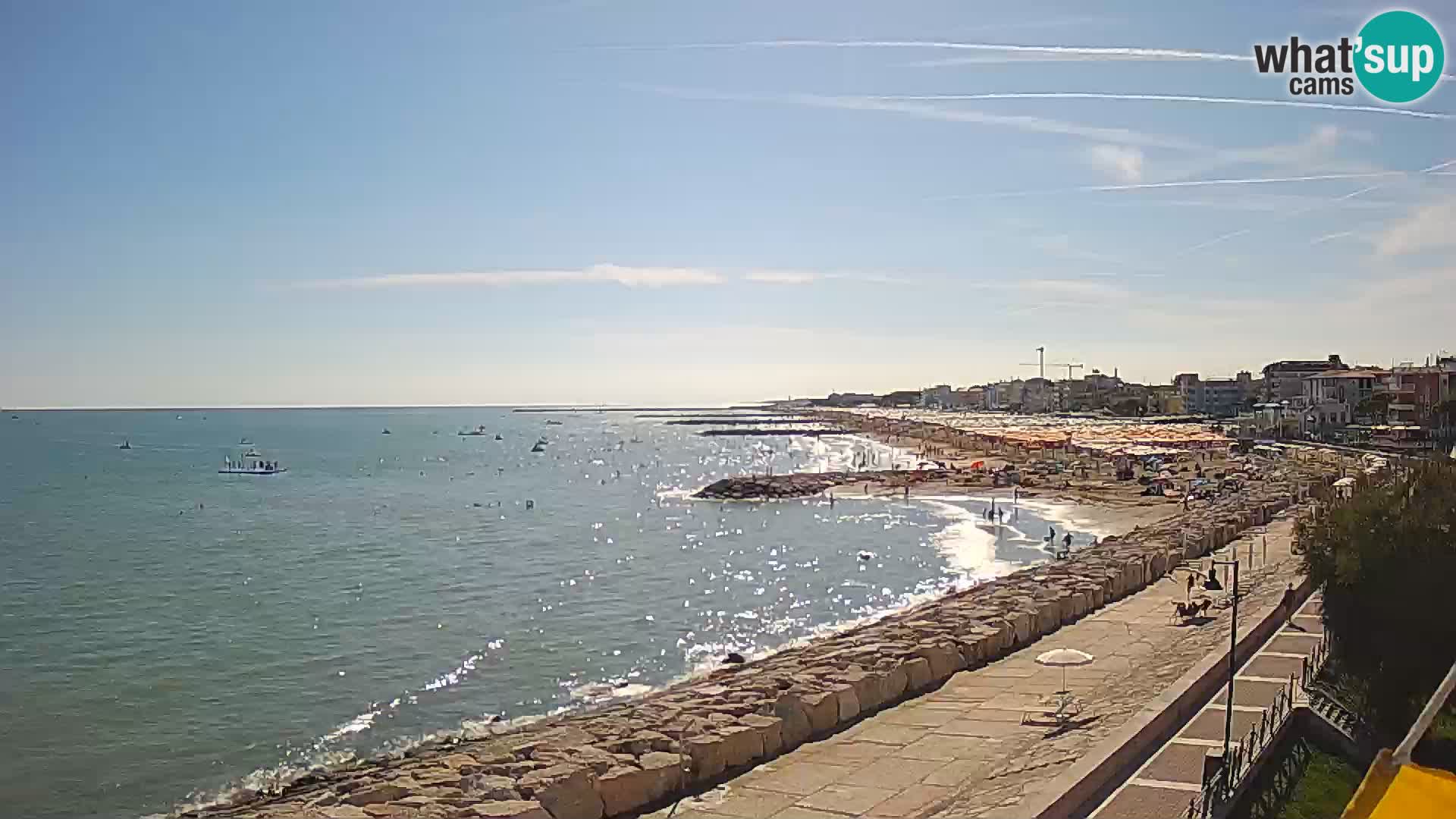 Webcam Caorle Ponente – View from Marinai di Caorle