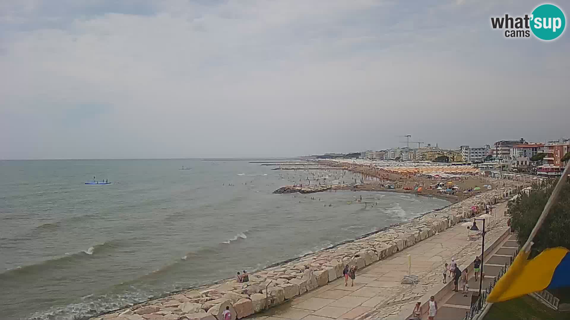 Webcam Caorle Ponente – View from Marinai di Caorle
