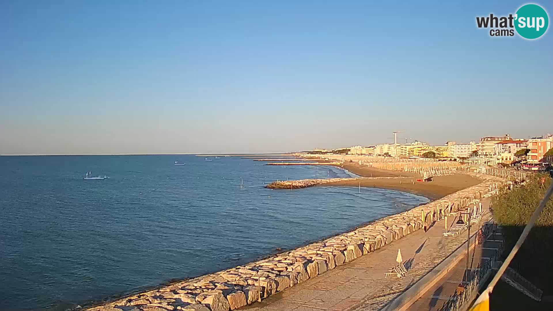 Webcam Caorle Ponente – panorama dall’ASS. Marinai di Caorle