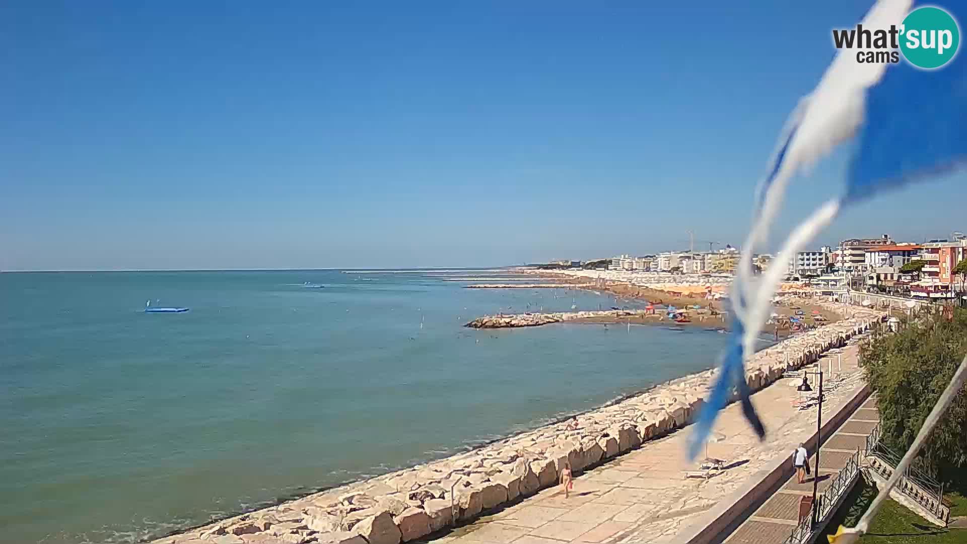 Webcam Caorle Ponente – View from Marinai di Caorle