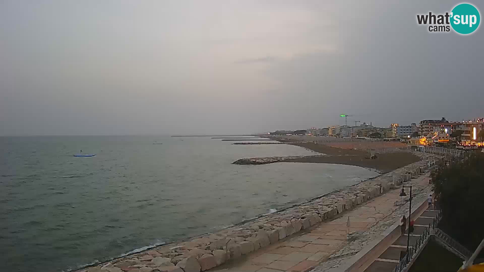 Webcam Caorle Ponente – Vue depuis les Marinai di Caorle