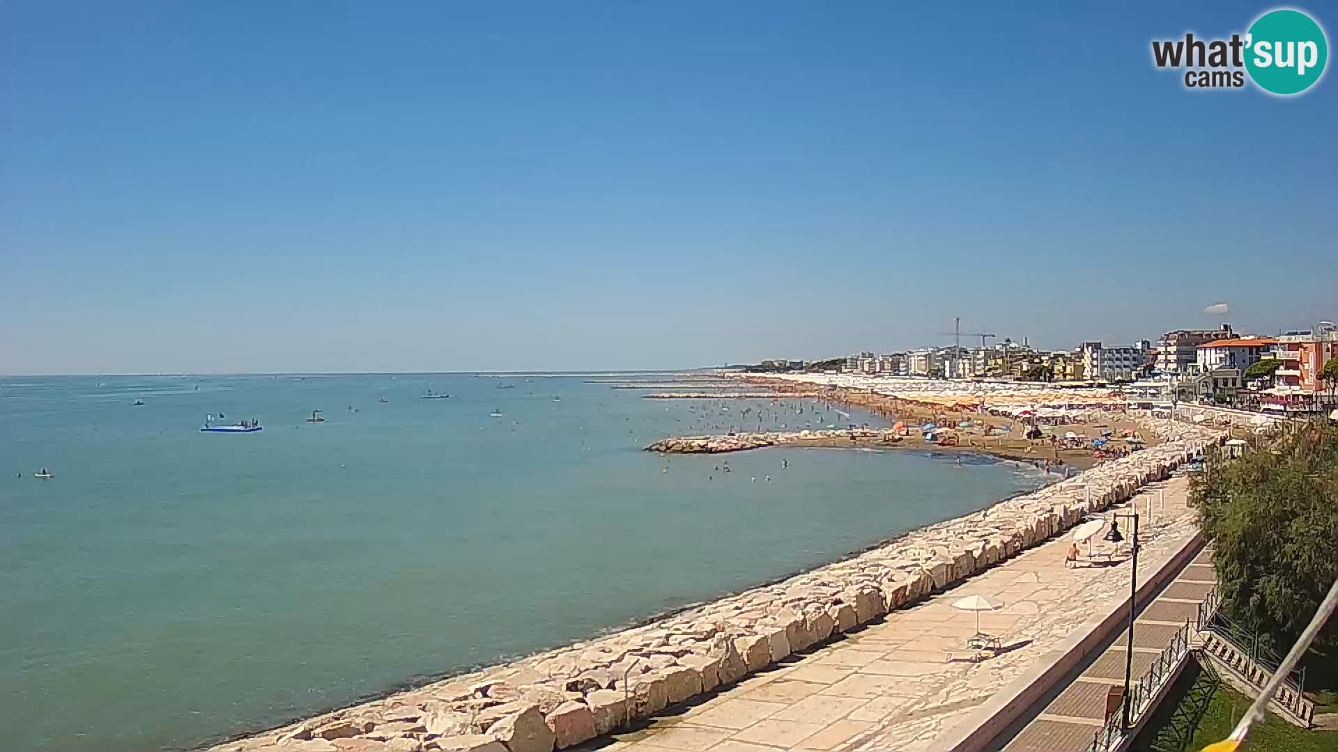 Webcam Caorle Ponente – panorama dall’ASS. Marinai di Caorle