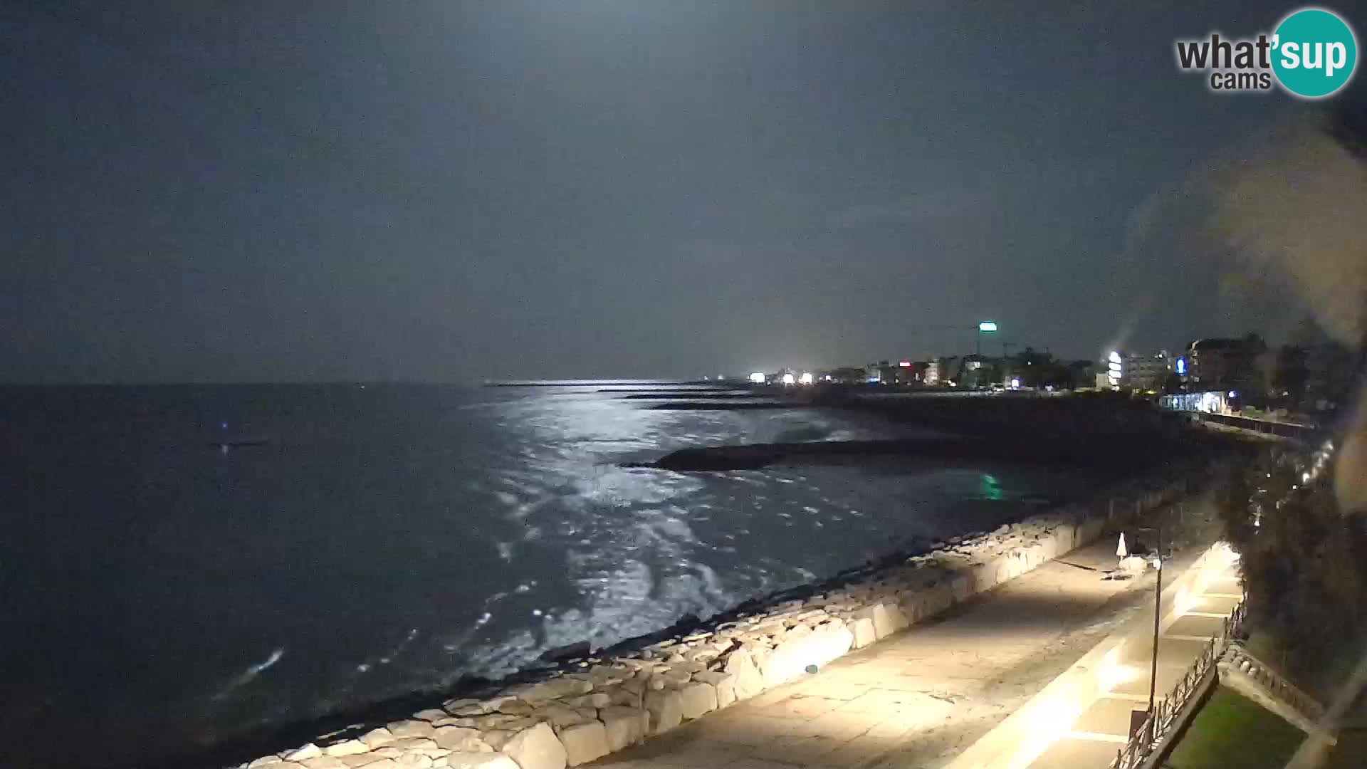 Webcam Caorle Ponente – Blick von Marinai di Caorle