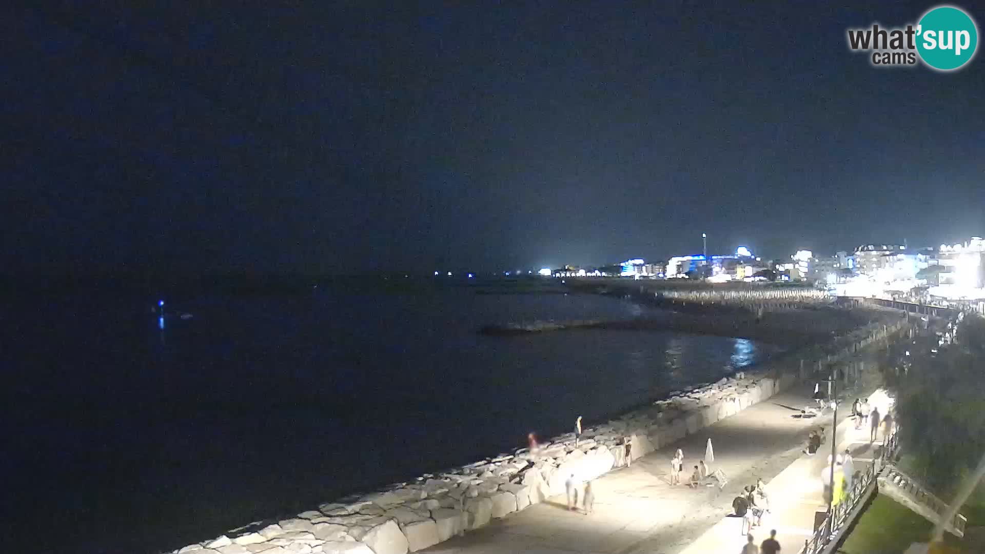 Webcam Caorle Ponente – Blick von Marinai di Caorle
