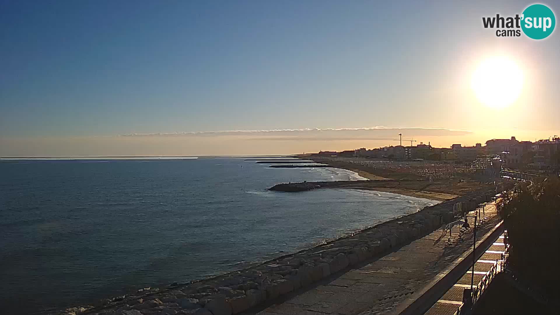 Webcam Caorle Ponente – View from Marinai di Caorle