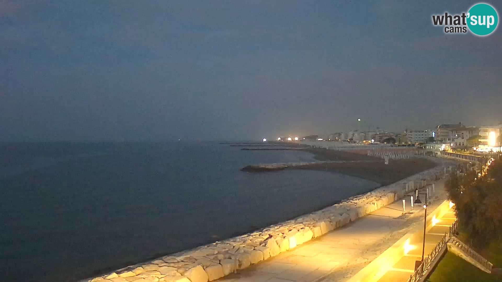 Webcam Caorle Ponente – Vue depuis les Marinai di Caorle