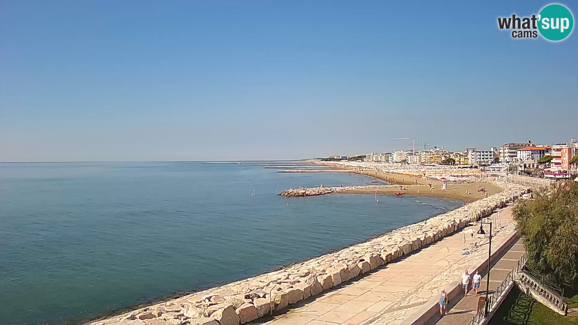 Webcam Caorle Ponente – Blick von Marinai di Caorle