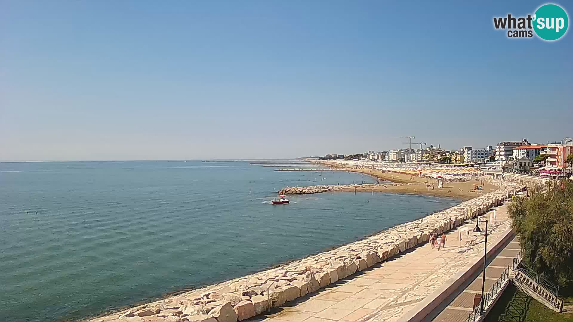 Webcam Caorle Ponente – View from Marinai di Caorle