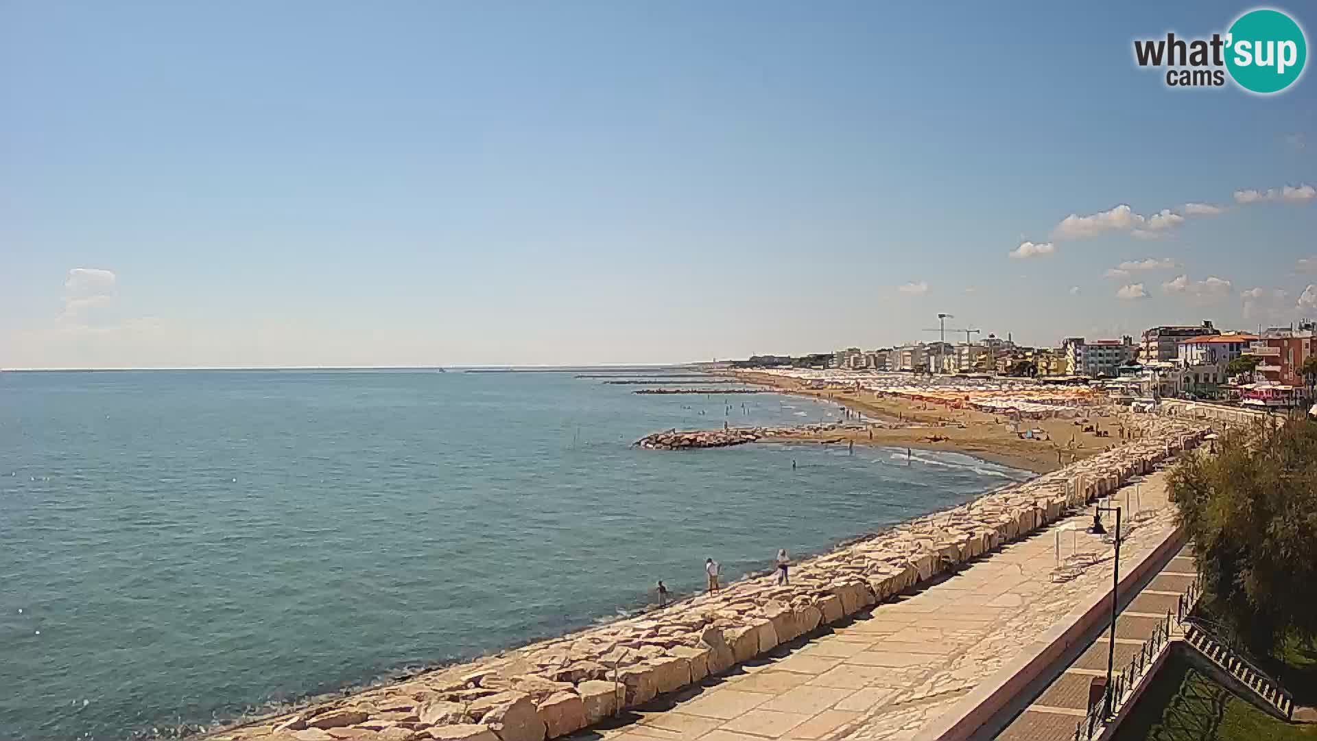 Webcam Caorle Ponente – panorama dall’ASS. Marinai di Caorle
