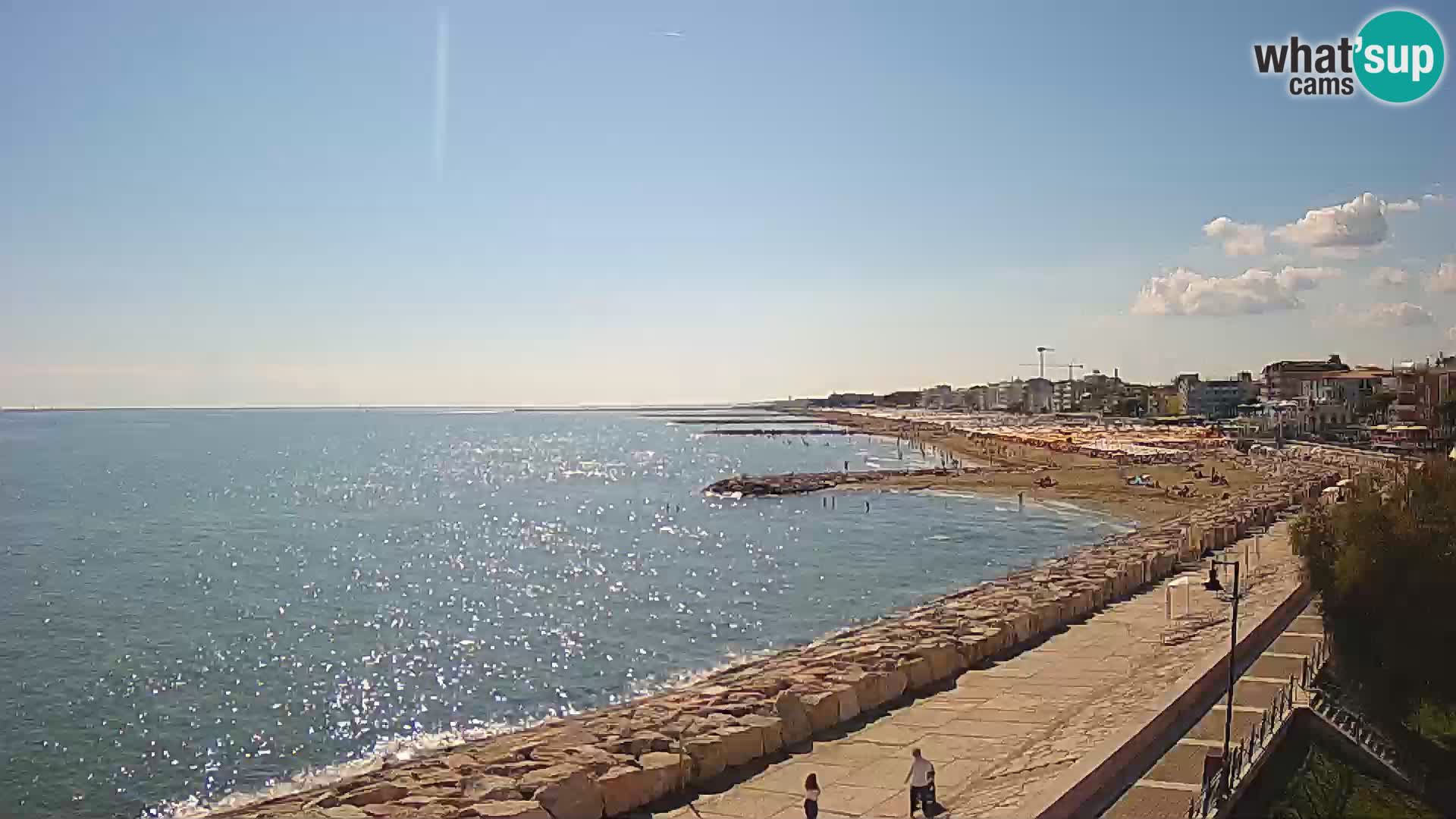 Webcam Caorle Ponente – Vue depuis les Marinai di Caorle
