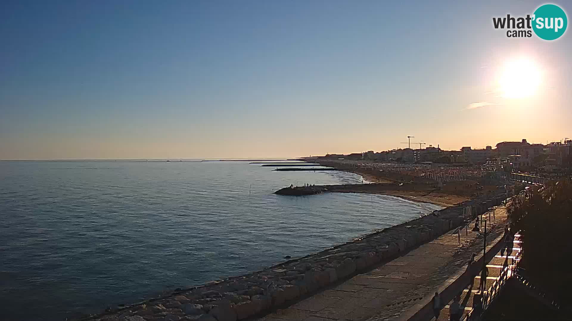 Webcam Caorle Ponente – View from Marinai di Caorle