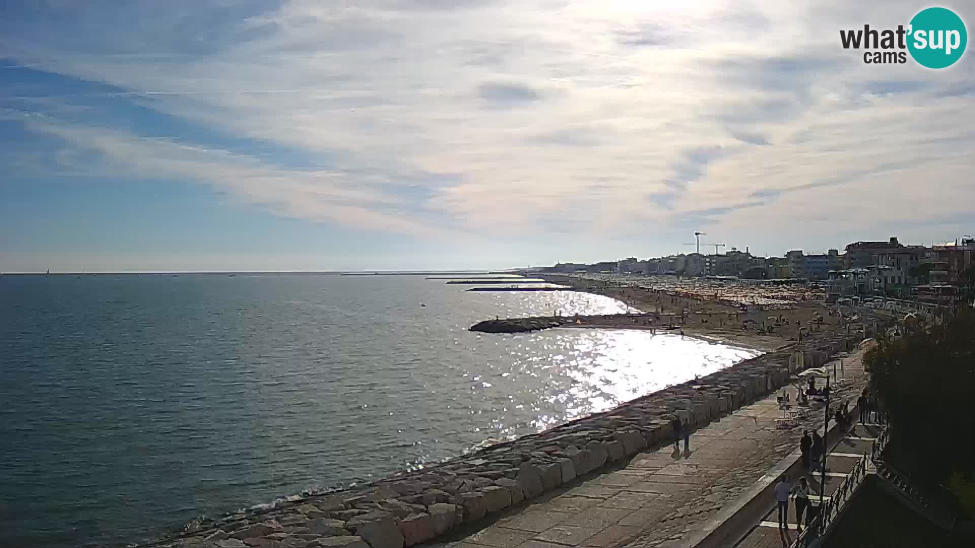 Webcam Caorle Ponente – View from Marinai di Caorle